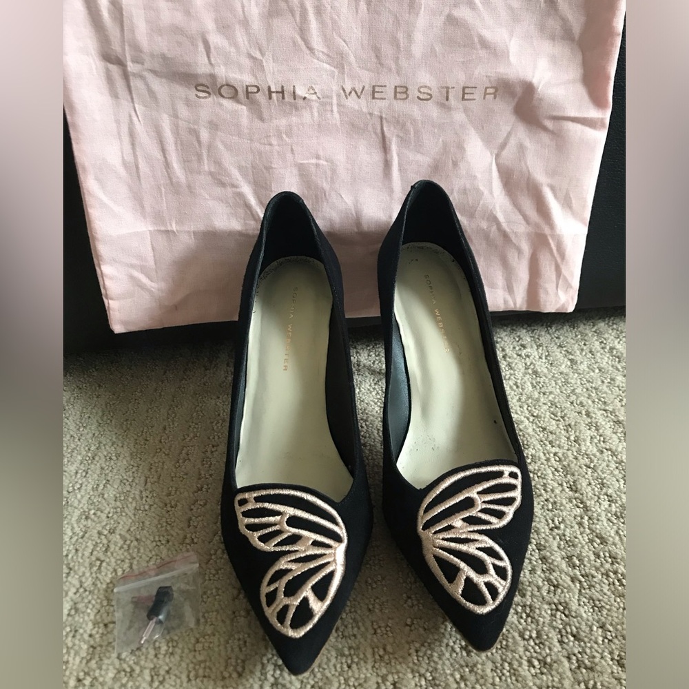 Sophia Webster Black and Pink Women's Shoes